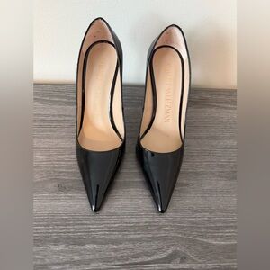 Stuart Weitzman Patent Leather Black Heels